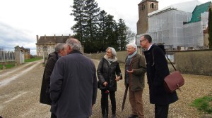 Visite du site de Neublans - Eglise et chateau - 30 mars 2015 (3)